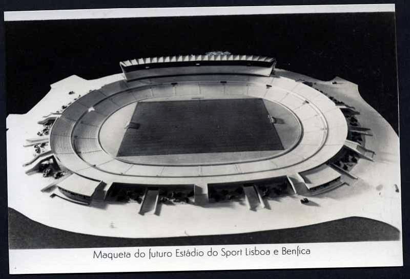 20Lis_396.jpg -     Lote:     396             Descrição:     Maqueta do futuro Estádio do Sport Lisboa e Benfica. Postal ilustrado fotográfico, edição do Sport Lisboa e Benfica * Comissão pró-Estádio.         PI        Valor Base:     &euro; 30,00     Valor Venda:     &euro;      