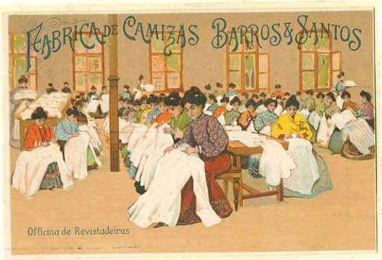 20Lis_448.jpg -     Lote:     448             Descrição:     Publicidade. Fábrica de Camisas Barros e Santos. Officina de Revistadeiras. Postal ilustrado novo.         PI        Valor Base:     &euro; 110,00     Valor Venda:     &euro;      