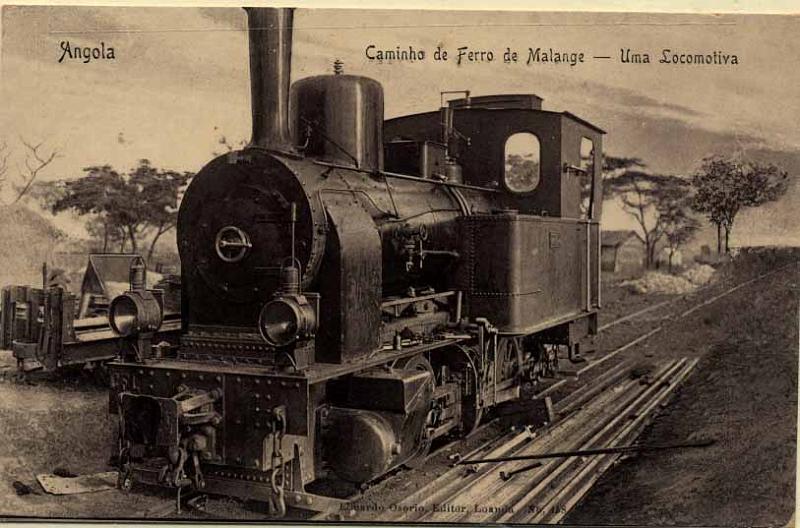 20Lis_458.jpg -     Lote:     458             Descrição:     Angola. Caminhos de Ferro de Malange. Uma locomotiva. Postal ilustrado novo.         PI        Valor Base:     &euro; 10,00     Valor Venda:     &euro;      