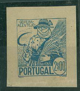 20Lis_692.jpg -     Lote:     692             Descrição:     1941 - Costumes portugueses * 1.ª emissão. CE616. Prova não denteada do selo de 2$00 em azul.         PRV        Valor Base:     &euro; 25,00     Valor Venda:     &euro;      