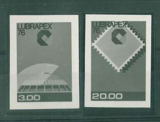 20Lis_711.jpg -     Lote:     711             Descrição:     1976 - Exposição Filatélica "Lubrapex 76". Provas fotográficas não denteadas. Raras.         PRV        Valor Base:     &euro; 24,00     Valor Venda:     &euro;      