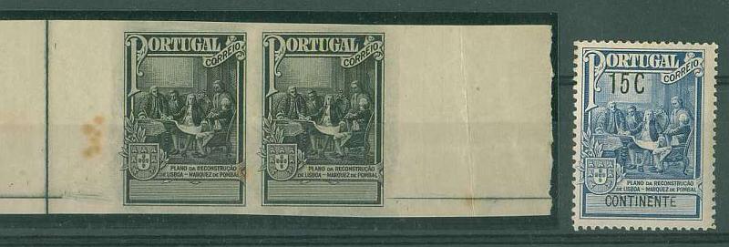 20Lis_741.jpg -     Lote:     741             Descrição:     1925 - Monumento ao Marquês de Pombal * Plano. Tira horizontal com duas provas de cunho em preto a talhe doce. MB e MR.         PRV        Valor Base:     &euro; 40,00     Valor Venda:     &euro;      