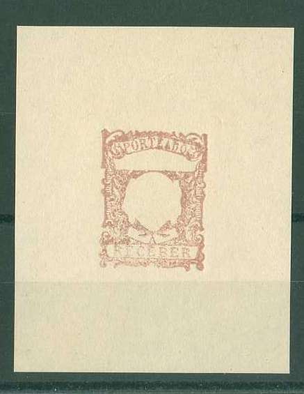 20Lis_748.jpg -     Lote:     748             Descrição:     1903 - Porteado * Legenda "A Receber". Prova não denteada em castanho claro, sem impressão da taxa em papel liso médio.         PRV        Valor Base:     &euro; 5,00     Valor Venda:     &euro;      