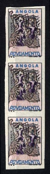 20Lis_759.jpg -     Lote:     759             Descrição:     1965 - Imposto Postal. Mapa de Angola. Tira vertical de 3 provas em violeta, rosa e azul, sem impressão da taxa, não denteadas.         PRV        Valor Base:     &euro; 5,00     Valor Venda:     &euro;      