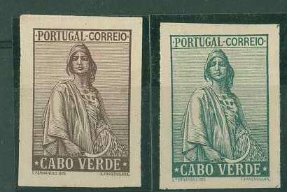 20Lis_762.jpg -     Lote:     762             Descrição:     1934 - Ceres. Novo tipo. Lote de duas provas sem impressão da taxa nas cores castanha e verde-oliva. B e R.         PRV        Valor Base:     &euro; 20,00     Valor Venda:     &euro;      