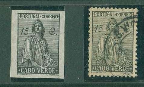 20Lis_763.jpg -     Lote:     763             Descrição:     1934 - Ceres. Novo tipo. CE202, 15 ctvs preto. Prova não denteada em papel liso + selo para comparação.         PRV        Valor Base:     &euro; 5,00     Valor Venda:     &euro;      