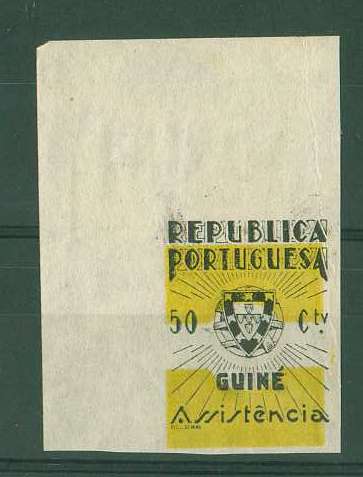 20Lis_769.jpg -     Lote:     769             Descrição:     1942 - Imposto Postal. Assistência, formato pequeno. CE IP8, 50 ctvs amarelo e preto. Prova não denteada, canto superior esquerdo de folha, em papel liso.         PRV        Valor Base:     &euro; 8,00     Valor Venda:     &euro;      