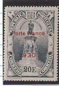 20Lis_847.jpg -     Lote:     847             Descrição:     1930 - Privativos. Cruz Vermelha Portuguesa. Selos do 4.º Centenário do Nascimento de Luís de Camões com sobrecarga. CE CVP28, 20$00 violeta sem impressão da cruz vermelha. Pouco vulgar.         **        Valor Base:     &euro; 8,00     Valor Venda:     &euro;      