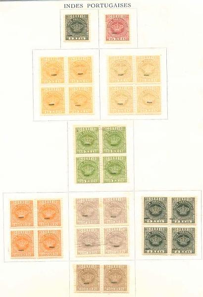 20Lis_899.jpg -     Lote:     899             Descrição:     Falsos Fournier. 1877/83 - Tipo Coroa. Conjunto de 5 folhas com falsos Fournier sobrecarregados com a sobrecarga "FAUX", retirados do livro de selos falsos Fournier (composta por selos das emissões iniciais e as sobretaxadas em quadras, pares e singelos), bem como reprodução das obliterações falsas e sobretaxas. Conjunto muito raro.         **        Valor Base:     &euro; 200,00     Valor Venda:     &euro;      
