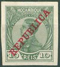 20Lis_924.jpg -     Lote:     924             Descrição:     1912 - D. Manuel II, com sobrecarga República. CE120, 10 reis verde oliva. Selo não denteado.         **        Valor Base:     &euro; 3,00     Valor Venda:     &euro;      
