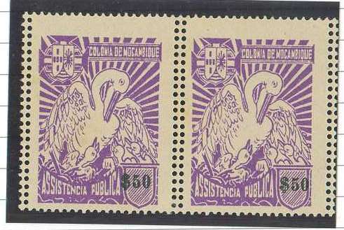 20Lis_936.jpg -     Lote:     936             Descrição:     1943/51 - Imposto Postal e Telegráfico. Assistência Pública. CE52, $50 violeta. Par horizontal com duplo denteado vertical.         *        Valor Base:     &euro; 5,00     Valor Venda:     &euro;      