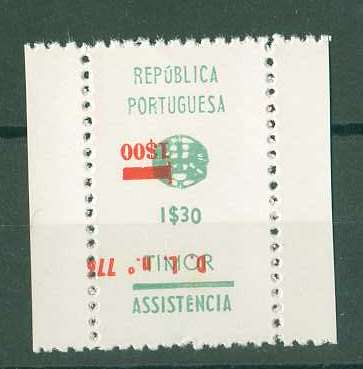 20Lis_969.jpg -     Lote:     969             Descrição:     1969 - Imposto Postal. Assistência com sobrecarga. CE IP20, 1$00 s/ 1$30, verde. Selo com a sobrecarga invertida. Não catalogada.         *        Valor Base:     &euro; 15,00     Valor Venda:     &euro;      