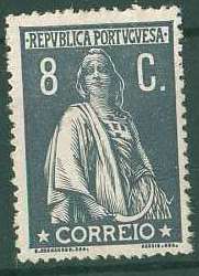 20Lis_1054.jpg -     Lote:     1054             Descrição:     1912 - Ceres. CE214, 8 ctvs ardósia, em denteado 15x14, papel porcelana. Valor de catálogo &euro; 182,00         **        Valor Base:     &euro; 25,00     Valor Venda:     &euro;      