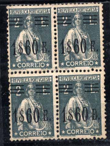 20Lis_1074.jpg -     Lote:     1074             Descrição:     1928/29 - Ceres, com sobretaxa. CE485, 1$60 s/ 2$00 em quadra. Valor de catálogo &euro; 361,60.         ***        Valor Base:     &euro; 150,00     Valor Venda:     &euro;      