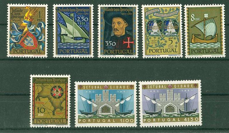 20Lis_1100.jpg -     Lote:     1100             Descrição:     1960/61 - Centenário da Morte do Infante D. Henrique + Centenário da Cidade de Setúbal. CE863/68 e 876/77. Séries completas. Valor de catálogo &euro; 92.40.         ***        Valor Base:     &euro; 14,00     Valor Venda:     &euro;      