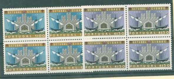 20Lis_1101.jpg -     Lote:     1101             Descrição:     1961 - 1.º Centenário da Elevação de Setúbal à Categoria de Cidade. CE876/877. Série completa em quadras. Valor de catálogo &euro; 135,20.         ***        Valor Base:     &euro; 20,00     Valor Venda:     &euro;      