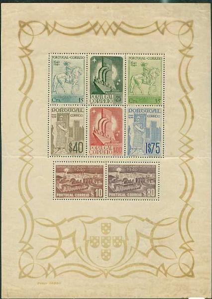 20Lis_1141.jpg -     Lote:     1141             Descrição:     1940 - Centenários da Fundação e Restauração de Portugal. CE BLC2. Bloco novo. Valor de catálogo &euro; 478,00.         BLC***        Valor Base:     &euro; 80,00     Valor Venda:     &euro;      