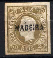 20Lis_1173.jpg -     Lote:     1173             Descrição:     1868 - D. Luís I, fita curva, não denteados. CE1, 20 reis bistre com pontos de óxido no verso. Valor de catálogo &euro; 316,00.         **        Valor Base:     &euro; 20,00     Valor Venda:     &euro;      