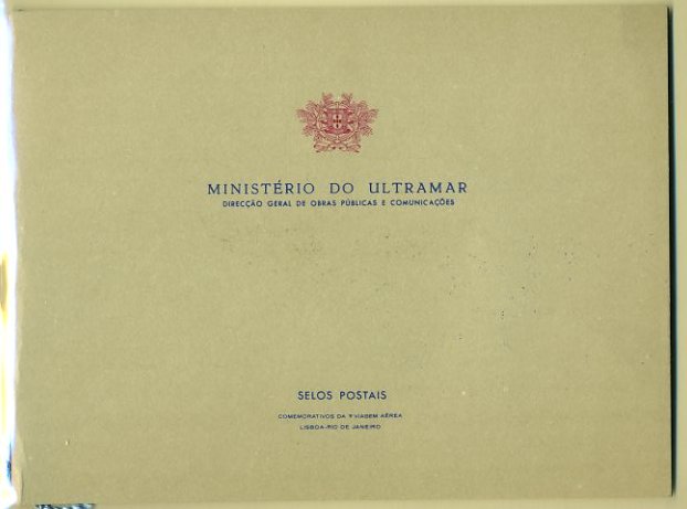 20Lis_1194.jpg -     Lote:     1194             Descrição:     Ultramar. 1972 - Cinquentenário da 1.ª Viagem aérea Lisboa-Rio. Caderneta editada pelo Ministério do Ultramar, com as séries emitidas para todas as colónias portuguesas.         CRT        Valor Base:     &euro; 20,00     Valor Venda:     &euro;      