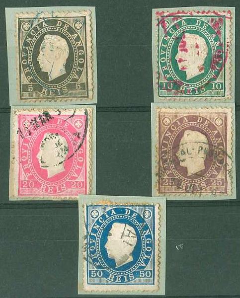 20Lis_1207.jpg -     Lote:     1207             Descrição:     1886 - D. Luís I. Fita Direita. Lote de 2 selos de 5, 10, 20, 25 e 50 reis. CE15/18 e 20.         O        Valor Base:     &euro; 10,00     Valor Venda:     &euro;      