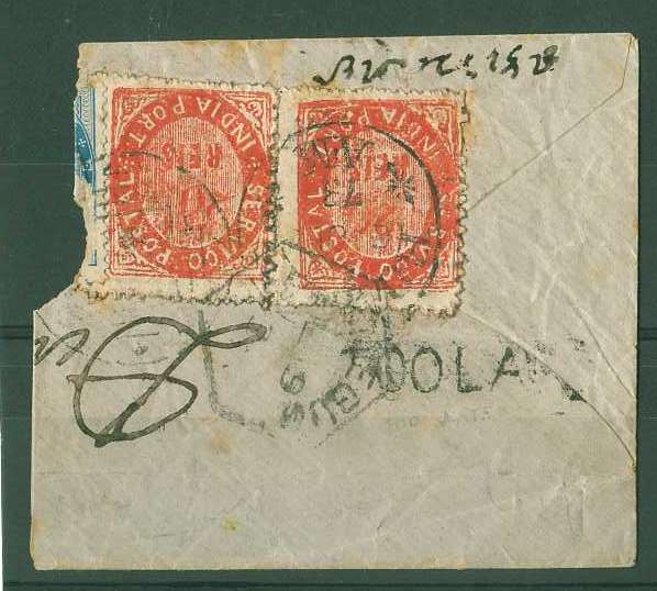20Lis_1234.jpg -     Lote:     1234             Descrição:     1871 - Nativos. Tipo II. CE9, 20 reis vermelho, papel espesso em fragmento. Valor de catálogo &euro; 233,44.         FRG        Valor Base:     &euro; 60,00     Valor Venda:     &euro;      