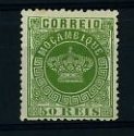 20Lis_1263.jpg -     Lote:     1263             Descrição:     1876 - Tipo Coroa. CE6, 50 reis verde, papel fino, denteado 12.5. Valor de catálogo &euro; 314.24. B e MR.         *        Valor Base:     &euro; 50,00     Valor Venda:     &euro;      