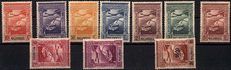 20Lis_1280.jpg -     Lote:     1280             Descrição:     1938 - Correio Aéreo. Império Colonial Português + Império com sobretaxa. CE CA1/10. Séries completas. Valor de catálogo &euro; 40,88.         **        Valor Base:     &euro; 10,00     Valor Venda:     &euro;      