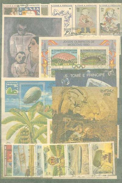 20Lis_1644.jpg -     Lote:     1644      Reverte a favor do clube!       Descrição:     S. Tomé e Príncipe * PALOPS - Lote composto por 11 Blocos, quadras, e blocos de 8 e 3 selos e várias séries completas de selos dos anos de 1979 a 1984. Todos os exemplares têm obliterações do 1.º dia de circulação. Lote a ver.         Lote        Valor Base:     &euro; 30,00     Valor Venda:     &euro;      