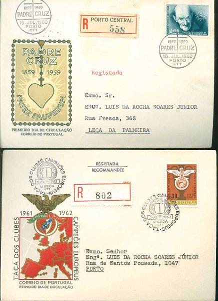 20Lis_1951.jpg -     Lote:     1951             Descrição:     Portugal - Lote de 19 FDC's todos registados com um selo da série. Lote a ver.         Lote        Valor Base:     € 4,00     Valor Venda:     €      