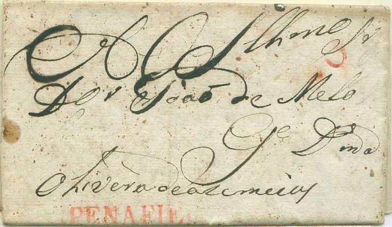 22Lis_0055.jpg -     Lote:    55            Portugal       Descrição:      Vianna do Minho &mdash;   A vermelho GM PNF1 em carta datada de 04.06.1817 para Oliveira de Azeméis, com o porte de 20 reis batido a vermelho.        Carta       Valor Base:     &euro; 20,00     Valor Venda:     Retirado     