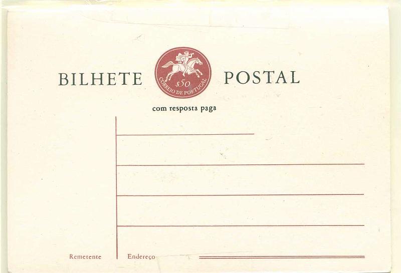 22Lis_0375.jpg -     Lote:    375            Portugal       Descrição:         1962 &mdash; Postilhão com taxa. OM148, $50+$50 violeta vermelho. Novo.        IN       Valor Base:     &euro; 12,00     Valor Venda:     Retirado     