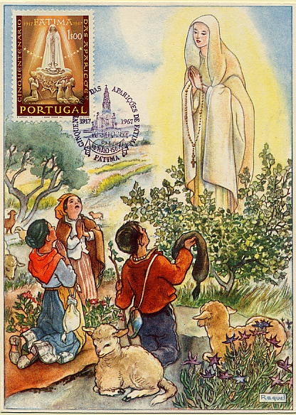 22Lis_0510.jpg -     Lote:    510            Portugal       Descrição:         1967 &mdash; Cinquentenário das Aparições de Fátima. Inteiro Postal com selo de 50ctvs Cavaleiro Medieval, evocativo das Aparições de Fátima OM157, com selo de 1$00 CE1000, obliterados com carimbo de 1.º dia de circulação de Fátima (13.05.1967). MB.        PM       Valor Base:     &euro; 8,00     Valor Venda:     Retirado     