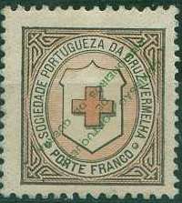 22Lis_1061.jpg -     Lote:    1061            Portugal       Descrição:         1916 &mdash; Porte Franco. Cruz Vermelha Portuguesa, com sobrecarga. CE CVP2, rosa e preto. Selo com a sobrecarga invertida. Valor de catálogo &euro; 342,00.        ***       Valor Base:     &euro; 50,00     Valor Venda:     &euro; 100,00     