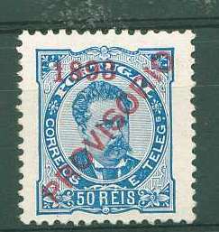22Lis_1234.jpg -     Lote:    1234            Portugal       Descrição:         1892/93 &mdash; D. Luís I com sobrecarga PROVISÓRIO. CE93, 50 reis azul, sobrecarga D. Valor de catálogo &euro; 189,00.        **       Valor Base:     &euro; 38,00     Valor Venda:     Retirado     