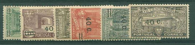 22Lis_1320.jpg -     Lote:    1320            Portugal       Descrição:         1933 &mdash; S. António, com sobretaxa. Série completa. Valor de catálogo &euro; 49,70.        **       Valor Base:     &euro; 7,00     Valor Venda:     &euro; 20,00     