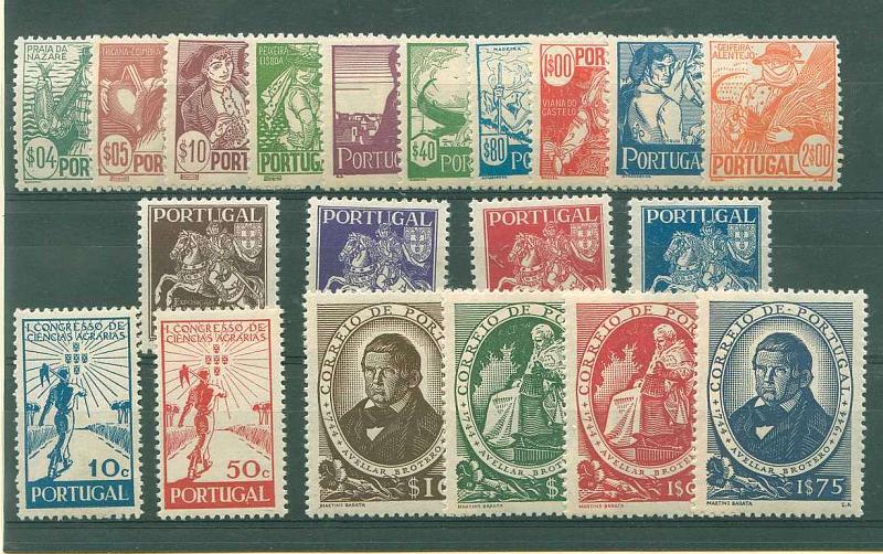 22Lis_1329.jpg -     Lote:    1329            Portugal       Descrição:         1941/44 &mdash; Costumes Portugueses (1.ª emissão) + Congresso das Ciências Agrárias + Exfipo + Centenário de Avelar Brotero. CE607/16, 634/35, 636/39 e 640/43. Lote com 4 séries completas. Valor de catálogo &euro; 174,00.        **       Valor Base:     &euro; 25,00     Valor Venda:     &euro; 25,00     