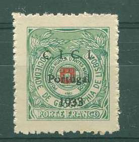 22Lis_1397.jpg -     Lote:    1397            Portugal       Descrição:         1933 &mdash; Sociedade de Geografia de Lisboa. Congresso do Instituto Colonial Internacional. CE PF SGL15, vermelho, verde s/ verde, sobrecarga tipo A. Valor de catálogo &euro; 380,00.        ***       Valor Base:     &euro; 80,00     Valor Venda:     Retirado     