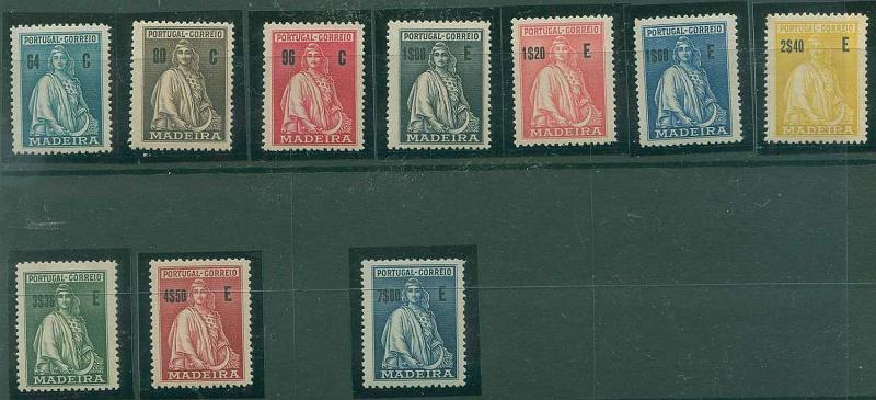 22Lis_1428.jpg -     Lote:    1428            Madeira       Descrição:         1928 &mdash; Ceres. CE41/61. Série completa. Valor de catálogo &euro; 37.85.        **       Valor Base:     &euro; 8,00     Valor Venda:     &euro; 8,00     