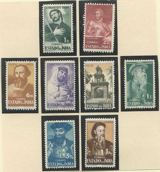 22Lis_1507.jpg -     Lote:    1507            Índia       Descrição:         1946/1948 &mdash; Motivos históricos + Vultos da Índia. CE376/383 e CE384/388. Séries completas. Valor de catálogo &euro; 36,35.        **       Valor Base:     &euro; 10,00     Valor Venda:     &euro; 55,00     