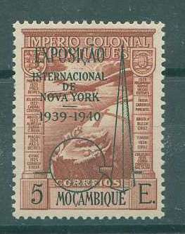 22Lis_1571.jpg -     Lote:    1571            Moçambique       Descrição:         1938 &mdash; Império Colonial Português. Exposição Internacional de Nova York 1939-1940. CE CA7A, 5$00 castanho avermelhado. Valor de catálogo &euro; 130,00.        **       Valor Base:     &euro; 40,00     Valor Venda:     &euro; 60,00     