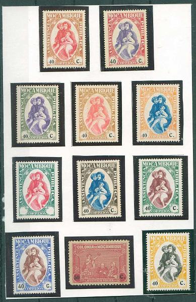 22Lis_1577.jpg -     Lote:    1577            Moçambique       Descrição:         1929/42 &mdash; Imposto Postal. Assistência Pública. CE IP34/43 e CE IP44. Séries completas. Valor de catálogo &euro; 63,90.        *       Valor Base:     &euro; 12,00     Valor Venda:     &euro; 22,00     