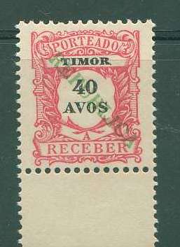 22Lis_1661.jpg -     Lote:    1661            Timor       Descrição:         1913 - Porteado. Emissão Regular. Tipo 1904 com sobrecarga Republica. CE POR28, 40 avos.         ***       Valor Base:     &euro; 2,00     Valor Venda:     Retirado     