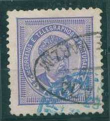 22Lis_1725.jpg -     Lote:    1725            Portugal       Descrição:         Carimbos de registo. Selo de 25 reis D. Luís I de frente, obliterado com carimbo batido a preto "REGISTADA / POVOA DO VARZIM".        O       Valor Base:     &euro; 3,00     Valor Venda:     &euro; 24,00     