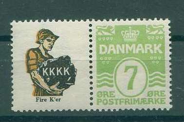 22Lis_2026.jpg -     Lote:    2026                   Descrição:      Dinamarca.   Selo nº 256, de 1958, com banda publicitária (combustível). MR.        ***       Valor Base:     &euro; 15,00     Valor Venda:     Retirado     