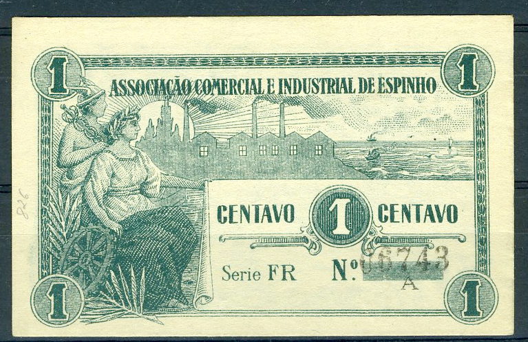 22Lis_2072.jpg -     Lote:    2072                   Descrição:         Espinho (Associação Comercial e Industrial de). 1C verde escuro. MA826. N.º ...A. Nova.        CDL       Valor Base:     &euro; 6,00     Valor Venda:     &euro; 19,00     