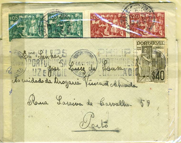 22Lis_2099.jpg -     Lote:    2099                   Descrição:      Portugal.   Lote de 8 cartas com selos de diversas emissões. Todos os estados. Lote a ver.        Lote       Valor Base:     &euro; 4,00     Valor Venda:     &euro; 8,00     