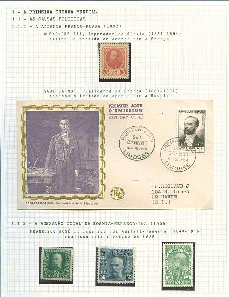 22Lis_2108.jpg -     Lote:    2108                   Descrição:         Colecção temática "Figuras e Factos da História da Política Mundial. Colecção montada em 80 folhas editadas pelo Clube Filatélico de Alhandra. Contém além das 80 folhas mais 10 suplementos. Palmarés da colecção: Inter-regional Beja'95 &mdash; 71 pontos; Lubrapex 2000 &mdash; 73 pontos e Lisboa 2000 &mdash; 73 pontos. Lote a ver.        PM       Valor Base:     &euro; 2000,00     Valor Venda:     Retirado     