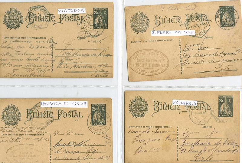 22Lis_2109.jpg -     Lote:    2109                   Descrição:      Portugal.   Inteiros postais. Álbum com 72 inteiros postais das emissões de D. Carlos I Mouchon e Ceres, com grande variedade de marcofilia. Lote a ver.        Lote       Valor Base:     &euro; 30,00     Valor Venda:     &euro; 35,00     