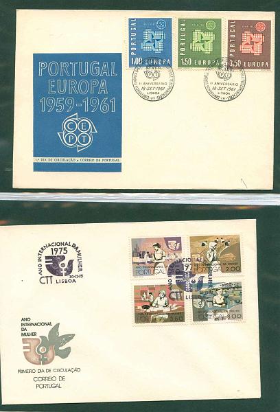 22Lis_2114.jpg -     Lote:    2114                   Descrição:      Portugal.   Lote composto por 553 FDC's + 8 sobrescritos comemorativos + 17 Bilhetes Postais comemorativos, desde 1960 até 2003 colocados em 22 caixas apropriadas dos CTT. Valor de catálogo + 2.200,00. Lote a ver.        Lote       Valor Base:     &euro; 200,00     Valor Venda:     &euro; 260,00     