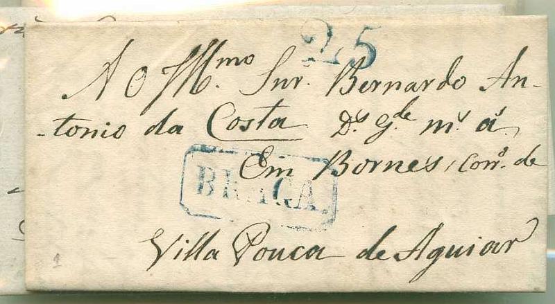 22Lis_2140.jpg -     Lote:    2140      Lotes pelo Correio              Descrição:      Lisboa / Braga &mdash;   Lote de 4 cartas pré-filatélicas: GM BRG2 (azul), BRG4 (azul), LSB7 (azul) e LSB6 (preto). Lote a ver.        Lote       Valor Base:     &euro; 4,00     Valor Venda:     Retirado     